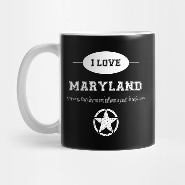 i love maryland by Print On Demand✅